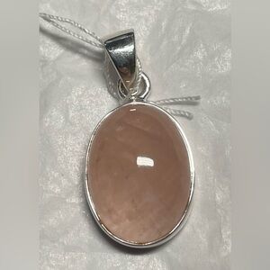 Rose quartz pendant